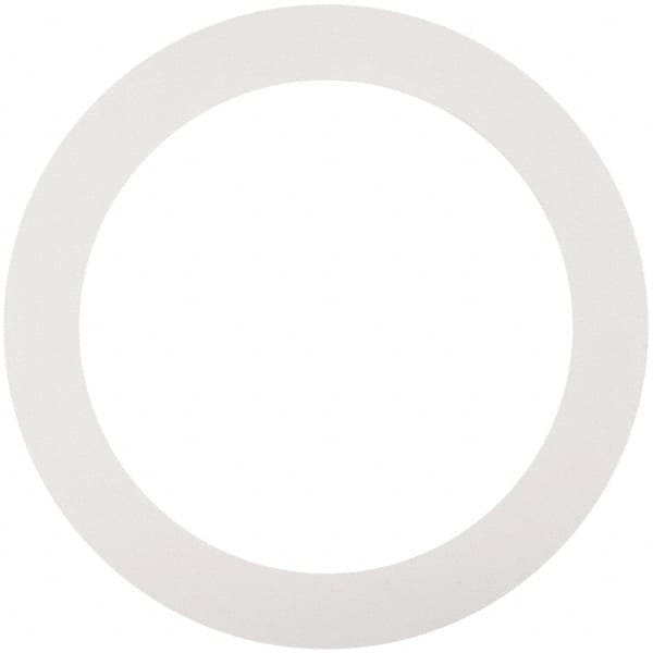 Made in USA - 6" Pipe, Flange Gasket - Gore-Tex GR, White, 1/16" Thick - Benchmark Tooling