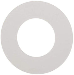 Made in USA - 1-1/2" Pipe, Flange Gasket - Gore-Tex GR, White, 1/16" Thick - Benchmark Tooling