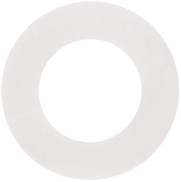 Made in USA - 2-1/2" Pipe, Flange Gasket - Gore-Tex GR, White, 1/16" Thick - Benchmark Tooling