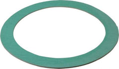 Made in USA - 8" Pipe, 8-5/8" ID x 11" OD Flange Gasket - Fiberglass/Aramid Fiber, Green/White, 1/8" Thick - Benchmark Tooling