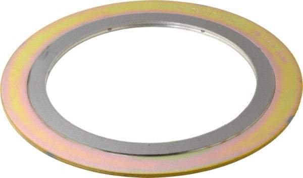 Value Collection - 4" Pipe, 5" ID x 7-1/8" OD Flange Gasket - Carbon Steel/Stainless Steel, 5-7/8" Flange Diam - Benchmark Tooling