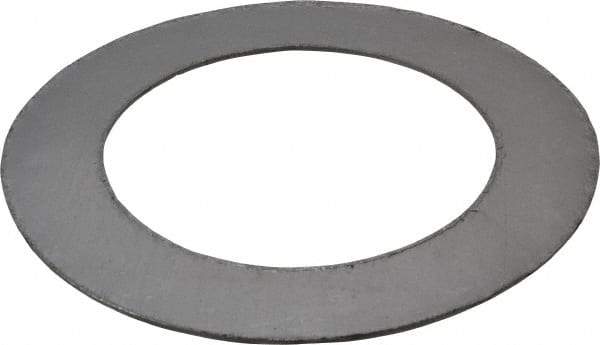 Made in USA - 4" Pipe, 4-1/2" ID x 6-7/8" OD Flange Gasket - Graphite, Dark Gray, 1/16" Thick - Benchmark Tooling