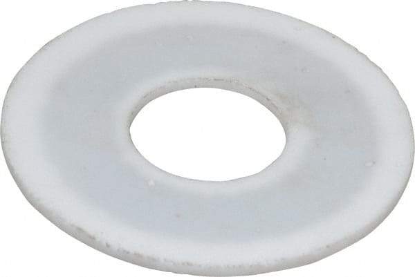 Made in USA - 1" Pipe, 1-1/32" ID x 2-5/8" OD Flange Gasket - PTFE, White, 3/32" Thick - Benchmark Tooling