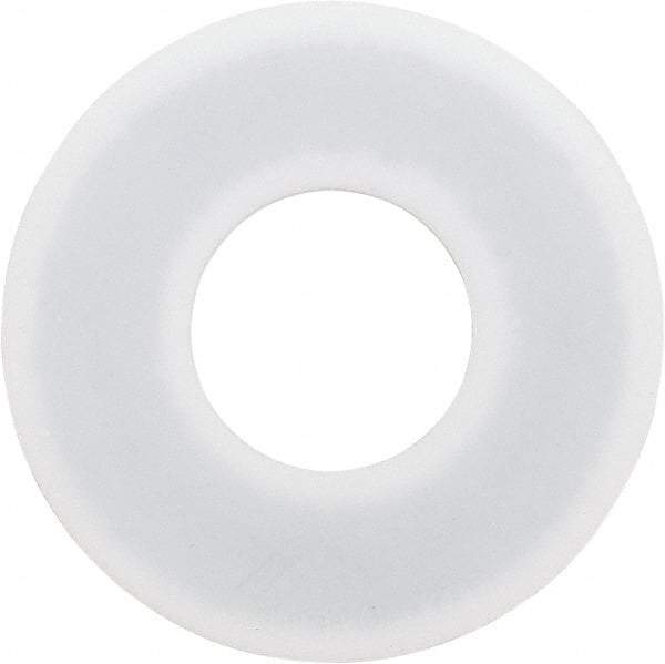 Made in USA - 1-1/4" Pipe, 1-3/8" ID x 3" OD Flange Gasket - PTFE, White, 3/32" Thick - Benchmark Tooling