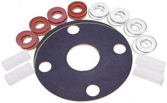 Made in USA - 10" Pipe, 10" ID x 16" OD Flange Gasket - Neoprene Rubber, 1/8" Thick - Benchmark Tooling