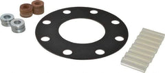 Made in USA - 4" Pipe, 4" ID x 9" OD Flange Gasket - Neoprene Rubber, 1/8" Thick - Benchmark Tooling