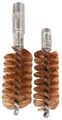 Made in USA - 2 Piece Flexible/Rigid Packing Tool Brush Tip Set - 1/4-20, 1/4-28, 5/16-18 Thread, For 11" & 14-1/2" Flexible or 10" & 14" Rigid Shaft Packing Tools - Benchmark Tooling