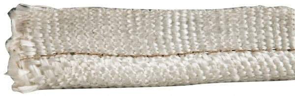 Made in USA - 1/2" Bulb Diam, 1-1/4" Overall Width, Silica Tadpole Gasketing - 25' Long, Tan - Benchmark Tooling