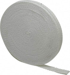 Made in USA - 1/16" Thick x 1" Wide, Fiberglass Gasket Tape - 100' Long, Tan - Benchmark Tooling