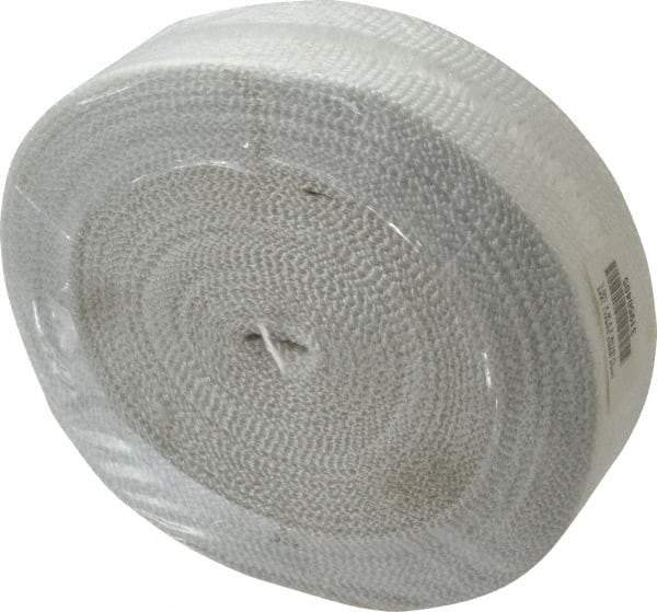 Made in USA - 1/16" Thick x 2" Wide, Fiberglass Gasket Tape - 100' Long, Tan - Benchmark Tooling