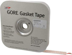 Made in USA - 0.065" Thick x 1" Wide, Gore-Tex Gasket Tape - 50' Long, White - Benchmark Tooling