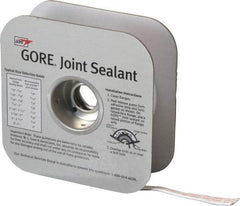 Value Collection - 25' Long x 3/8" Wide Gore Tex Joint Sealant - White, 3/4 to 1" Approximate Flange Form Width - Benchmark Tooling