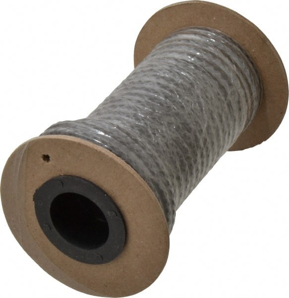 Made in USA - 3/16" x 16-1/2' Spool Length, 100% GFO Fiber Compression Packing - Benchmark Tooling