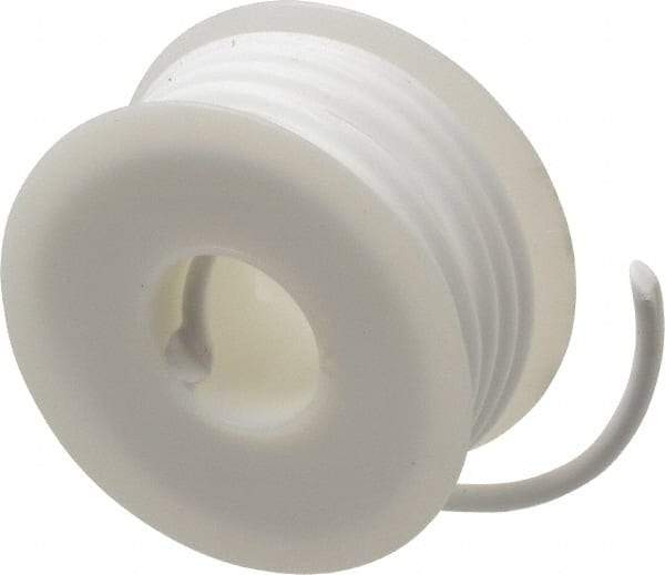 Made in USA - 5/32" x 15' Spool Length, PTFE Compression Packing - -450 to 550° F, White - Benchmark Tooling