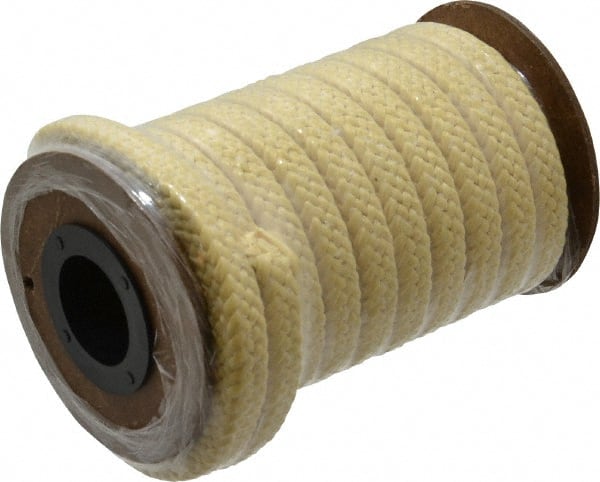 Made in USA - 3/8" x 22' Spool Length, PTFE/Aramid Composite Compression Packing - Benchmark Tooling