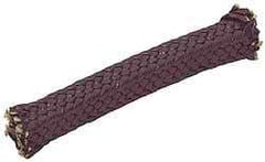 Made in USA - 3/16" x 38.8' Spool Length, Graphite Impregnated Aramid Compression Packing - 1,800 Max psi, -50 to 600° F, Gray - Benchmark Tooling