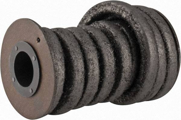 Made in USA - 3/8" x 5-1/2' Spool Length, Graphite Impregnated Aramid Compression Packing - 1,800 Max psi, -50 to 600° F, Gray - Benchmark Tooling