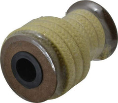 Made in USA - 1/2" x 6.2' Spool Length, TFE/Aramid Compression Packing - 5,000 Max psi, -100 to 500° F, Yellow - Benchmark Tooling