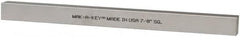 Made in USA - 12" Long x 7/8" High x 7/8" Wide, Zinc-Plated Oversized Key Stock - C1018 Steel - Benchmark Tooling