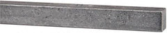 Made in USA - 12" Long x 1/2" High x 1/2" Wide, Over/Undersized Key Stock - 1090/1095 Steel - Benchmark Tooling