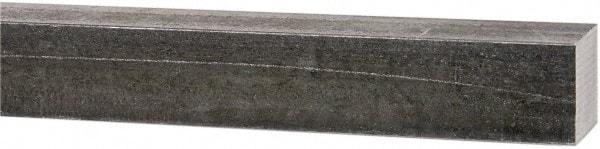 Made in USA - 12" Long x 1" High x 1" Wide, Over/Undersized Key Stock - 1090/1095 Steel - Benchmark Tooling