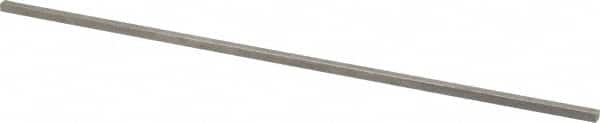 Made in USA - 12" Long x 3/16" High x 3/16" Wide, Undersized Key Stock - 18-8 Stainless Steel - Benchmark Tooling