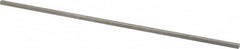 Made in USA - 12" Long x 3/16" High x 3/16" Wide, Undersized Key Stock - 18-8 Stainless Steel - Benchmark Tooling