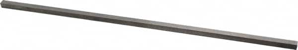 Made in USA - 12" Long x 1/4" High x 1/4" Wide, Undersized Key Stock - 18-8 Stainless Steel - Benchmark Tooling