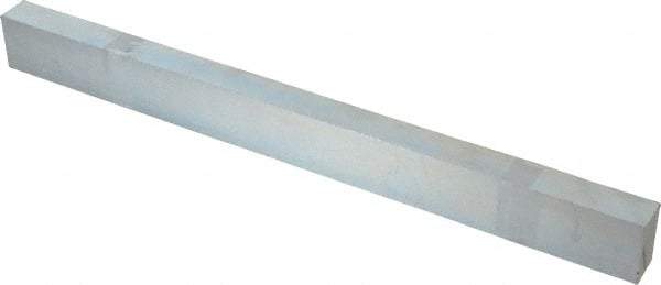 Made in USA - 12" Long, Zinc-Plated Oversized Key Stock - C1045 Steel - Benchmark Tooling