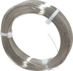 Value Collection - 7 Gage, 0.018 Inch Diameter x 1,157 Ft. Long, 302/304 Music Wire Coil - ASTM A580, 1 Lb. Shipping Weight - Benchmark Tooling