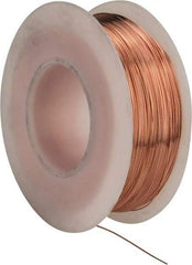 Made in USA - 28 Gage, 0.0126" Diameter x 498' Long, Bare, Copper Bus Bar Wire - Pure Copper (ASTM B3) - Benchmark Tooling