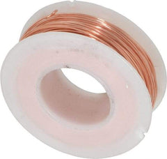 Made in USA - 22 Gage, 0.0253" Diameter x 125' Long, Bare, Copper Bus Bar Wire - Pure Copper (ASTM B3) - Benchmark Tooling