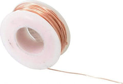 Made in USA - 20 Gage, 0.032" Diameter x 79' Long, Bare, Copper Bus Bar Wire - Pure Copper (ASTM B3) - Benchmark Tooling