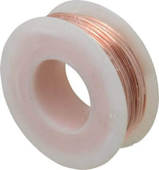 Made in USA - 16 Gage, 0.0508" Diameter x 32' Long, Bare, Copper Bus Bar Wire - Pure Copper (ASTM B3) - Benchmark Tooling