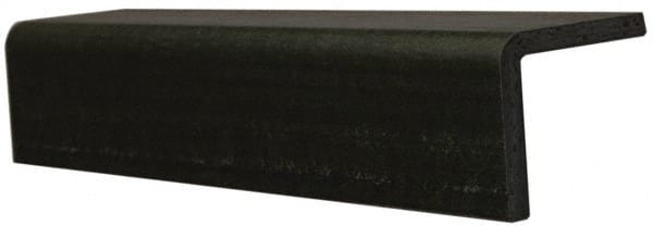 Made in USA - 3 Inch Leg Long x 3/8 Inch Thick x 5 Ft. Long, Standard Plastic Angle - Benchmark Tooling