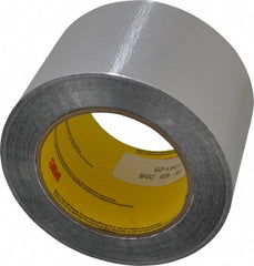 3M - 3" x 55m Silver Foil Tape - 4.6 mil, Acrylic Adhesive, Aluminum Foil Backing, 30 Lb/ln Tensile Strength, -65.2°F to 300°F, Series 425 - Benchmark Tooling