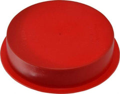 Caplugs - Press Fit Plug - 2 NPT" OD, Polyethylene, Red - Benchmark Tooling