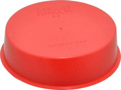 Caplugs - Press Fit Plug - 2-1/2 NPT" OD, Polyethylene, Red - Benchmark Tooling