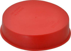 Caplugs - Press Fit Plug - 3 NPT" OD, Polyethylene, Red - Benchmark Tooling
