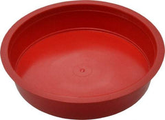 Caplugs - 4 NPT ID, Press Fit Cap - Polyethylene, Red - Benchmark Tooling