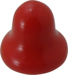 Caplugs - Flexible Push-In Plug - 5/16" OD, Vinyl, Red - Benchmark Tooling