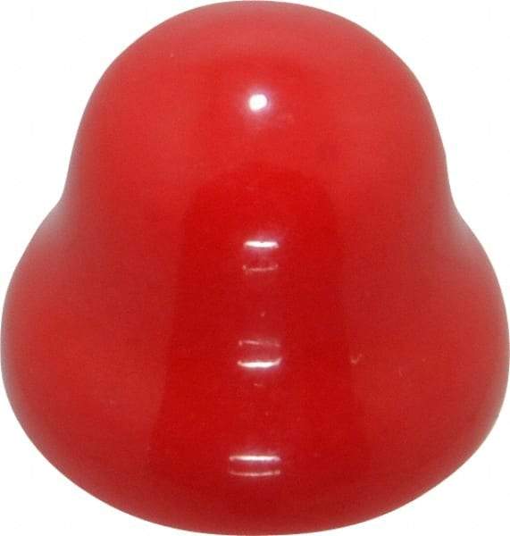 Caplugs - Flexible Push-In Plug - 7/16" OD, Vinyl, Red - Benchmark Tooling
