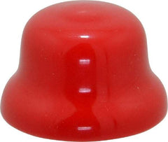 Caplugs - Flexible Push-In Plug - 3/4" OD, Vinyl, Red - Benchmark Tooling