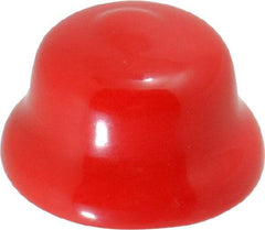 Caplugs - Flexible Push-In Plug - 7/8" OD, Vinyl, Red - Benchmark Tooling