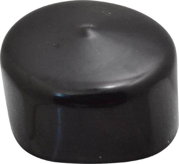 Caplugs - 2" ID, Stretchable Cap - 1" Long, Vinyl, Black - Benchmark Tooling