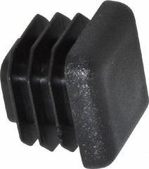Caplugs - Square Head Plug - 5/8" OD, Polyethylene, Black - Benchmark Tooling