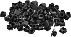 Caplugs - Square Head Plug - 3/4" OD, Polyethylene, Black - Benchmark Tooling