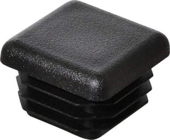 Caplugs - Square Head Plug - 7/8" OD, Polyethylene, Black - Benchmark Tooling