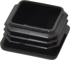 Caplugs - Square Head Plug - 1-1/4" OD, Polyethylene, Black - Benchmark Tooling