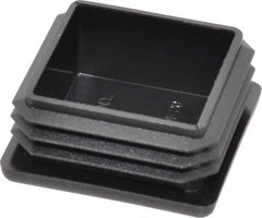 Caplugs - Square Head Plug - 1-1/2" OD, Polyethylene, Black - Benchmark Tooling